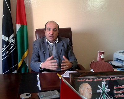 المهندس لؤي القريوتي مسؤول الجبهة الشعبية لتحرير فلسطين القيادة العامة في غزة
